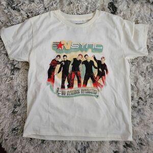 Official NSYNC No Strings Attached Tour Tee - Girls XL - NWOT